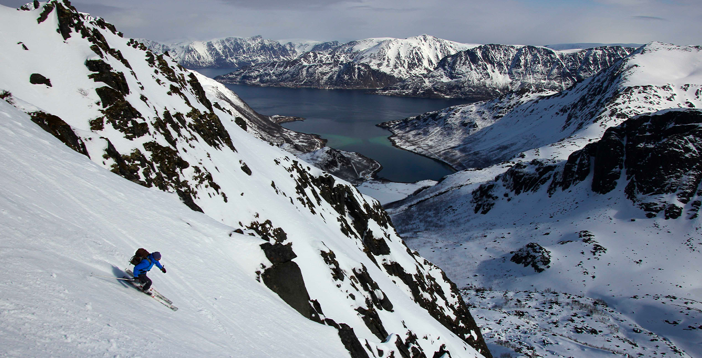Ski de randonnée à Senja